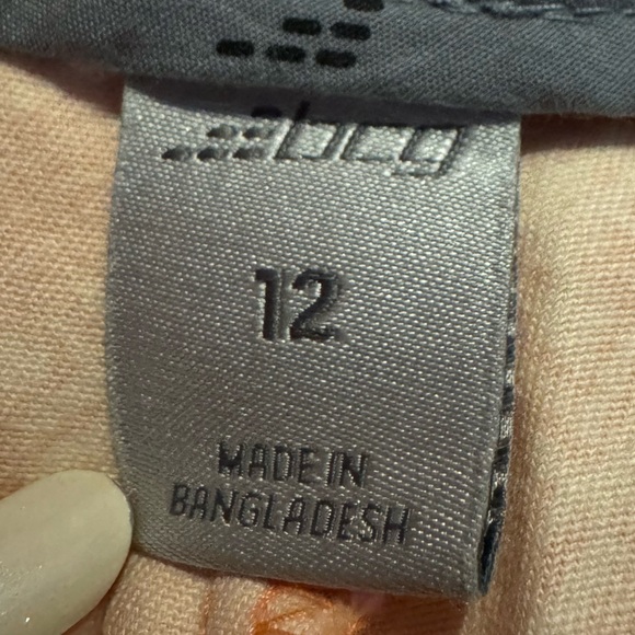 BCG Coral Geometric Print Shorts Size 12 - Picture 3 of 5